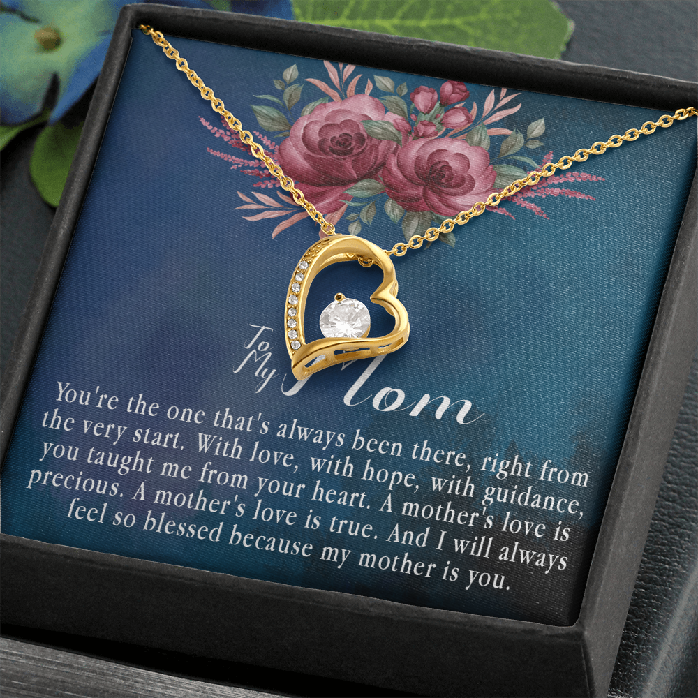 151C To My Mom Necklace, Mama, Gift From Son For Birthday, Necklace I Love My Mom
