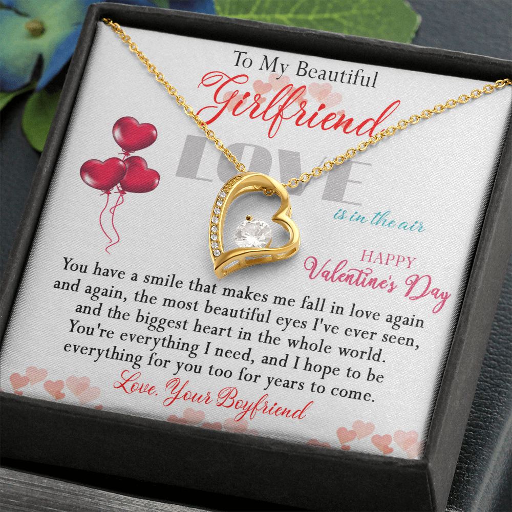 186C Necklace To Beautiful Girlfriend, Necklace Gift from Boyfriend, Valentine Gift
