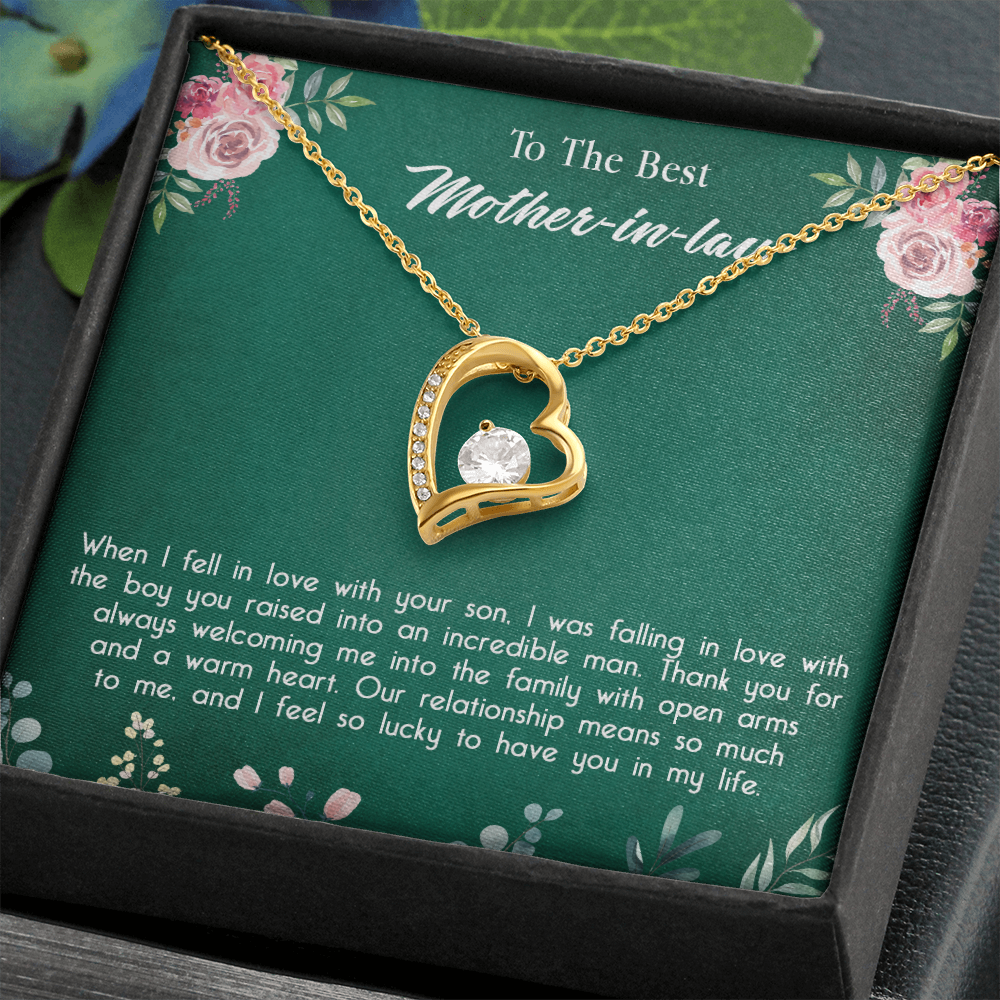 147C Necklace To My Mother in Law, Mom Necklace Birthday Gift from Son/Daughter