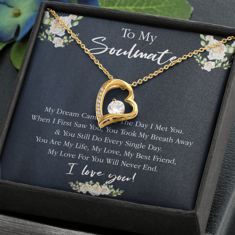 161C Necklace Gift To My Soulmate, Valentine Gift for Her, I Love You Every Day