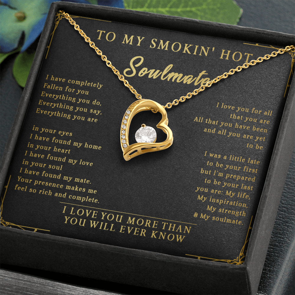 144C Necklace To My Smokin Hot Soulmate, Perfect Gift for Wife/Girlfriend, Birth Gift