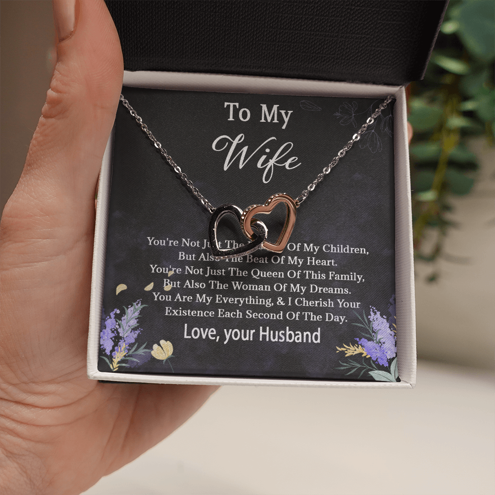 68D Necklace To My Wife, Women Necklace for Her, I LOVE YOU Necklace from Husband