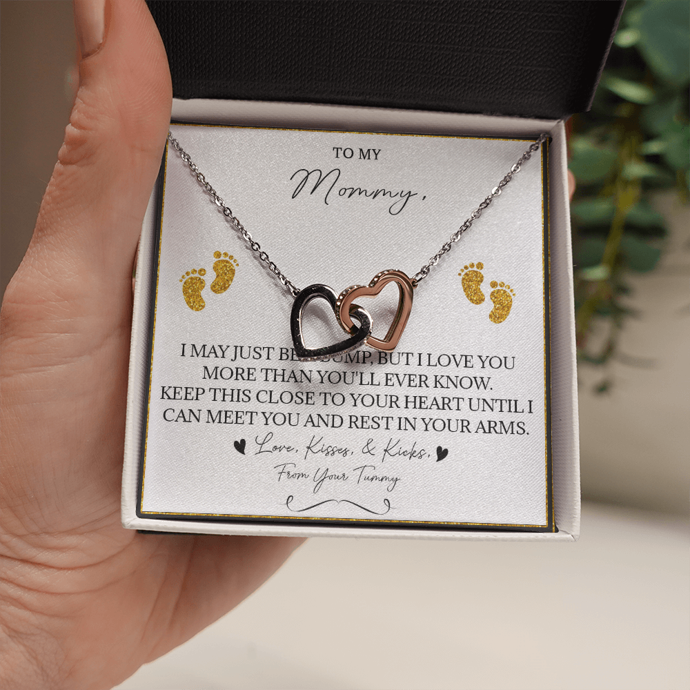 136D Necklace To My Mommy, Gift for New Mom, Perfect Necklace Gift for Wife, Women