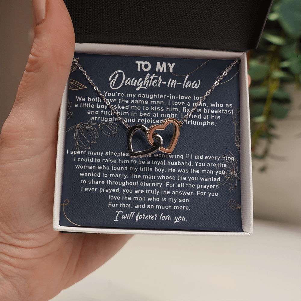 10D To My Daughter-In-Law Necklace, Gift For Daughter In Law, Daughter In Law Gifts