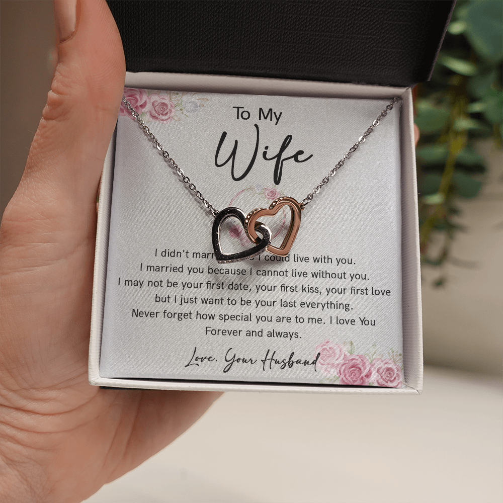 73D Necklace To Wife, Perfect Gift for Her From Husband, I LOVE YOU Forever & Always
