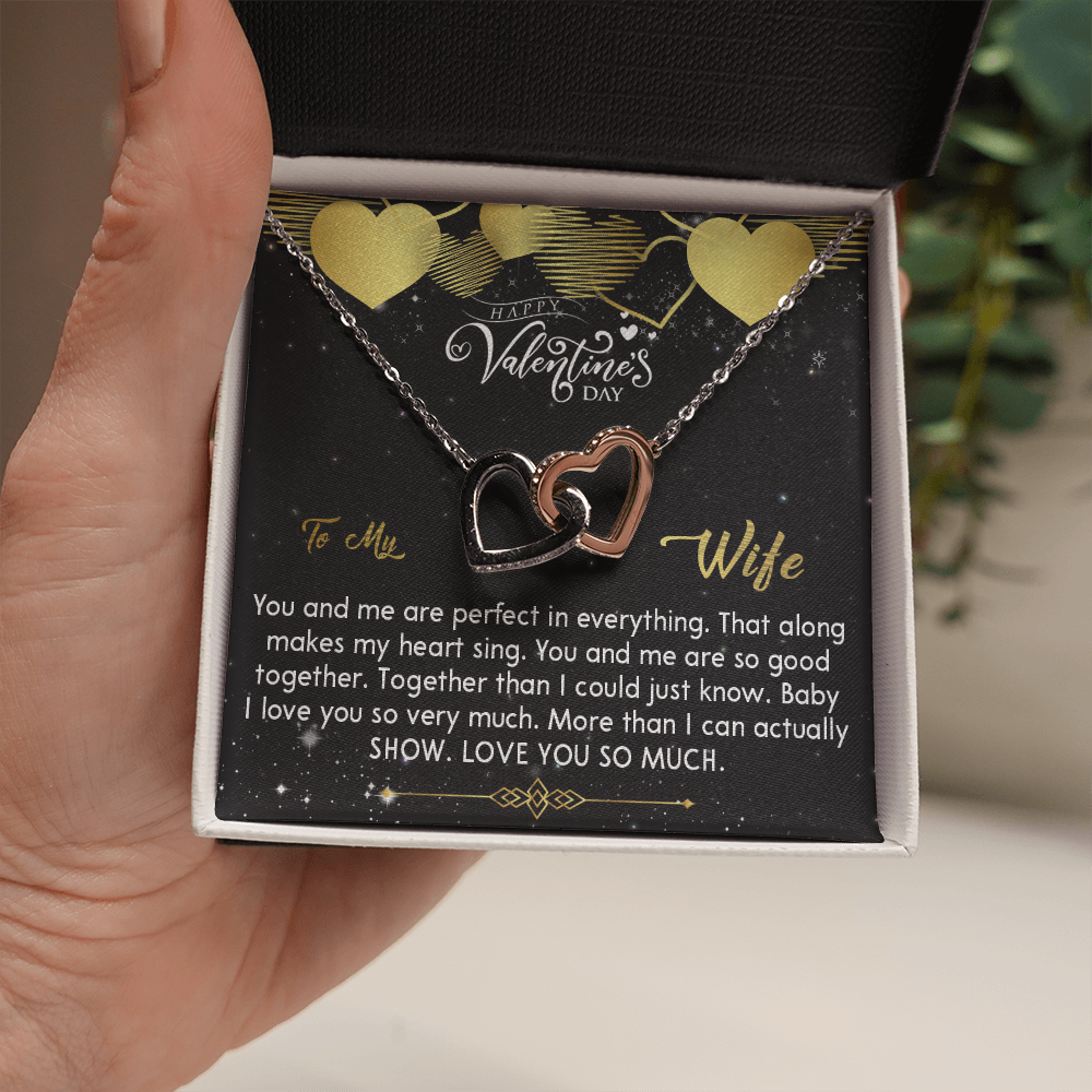 212D Necklace To my Wife, Wife Valentine Gift from Awesome Husband, Happy Valentine