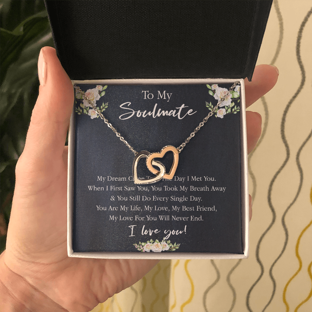 161D Necklace Gift To My Soulmate, Valentine Gift for Her, I Love You Every Day