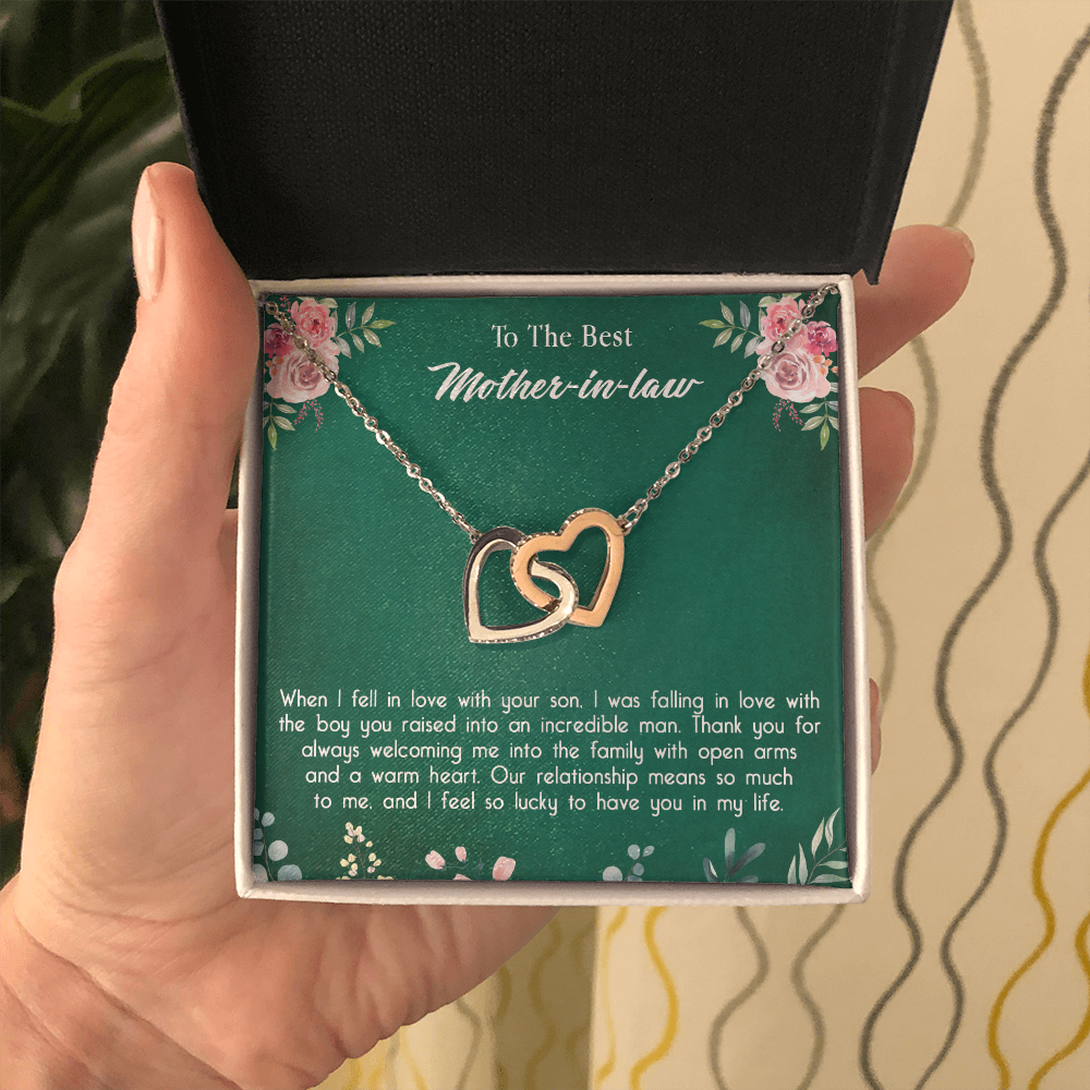 147D Necklace To My Mother in Law, Mom Necklace Birthday Gift from Son/Daughter