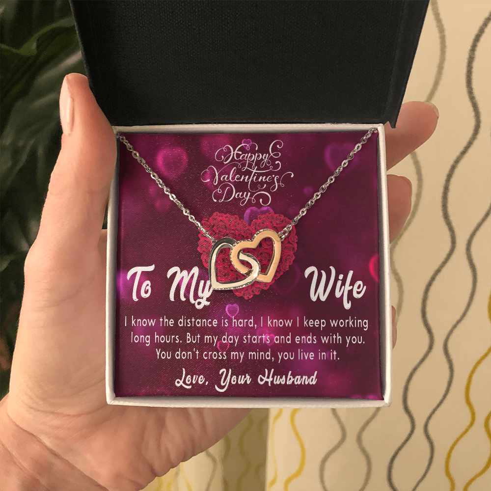 189D Valentine's Day Gift Necklace for Wife, Your Love Necklace, I Love You Forever