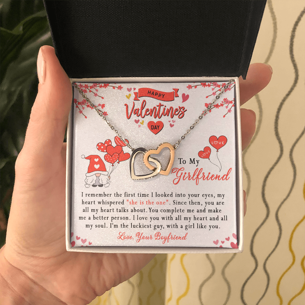 181D Girlfriend Necklace, Valentine Gift for your Girlfriend, Happy Valentine's Day