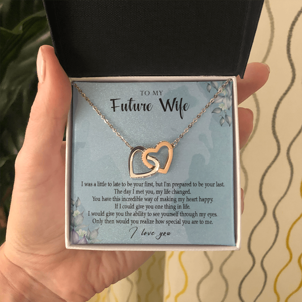 162D Necklace Gift To My Future Wife, Valentine Gift for Her, I Love You Necklace
