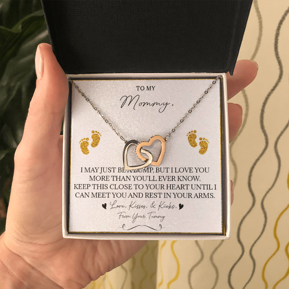 136D Necklace To My Mommy, Gift for New Mom, Perfect Necklace Gift for Wife, Women