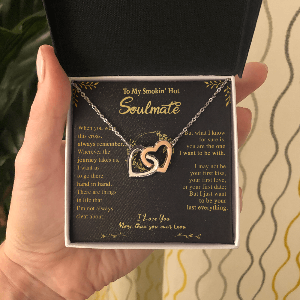 N355D To My Soulmate Necklace Engagement Anniversary Gift for Her Birthday