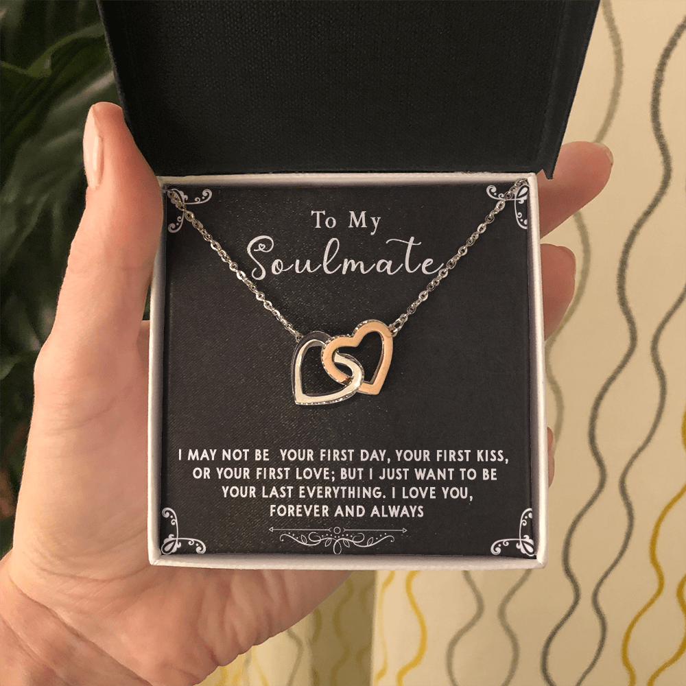 169D Gift To My Soulmate Necklace, Birthday Necklace For Wife, Happy Valentine Gift