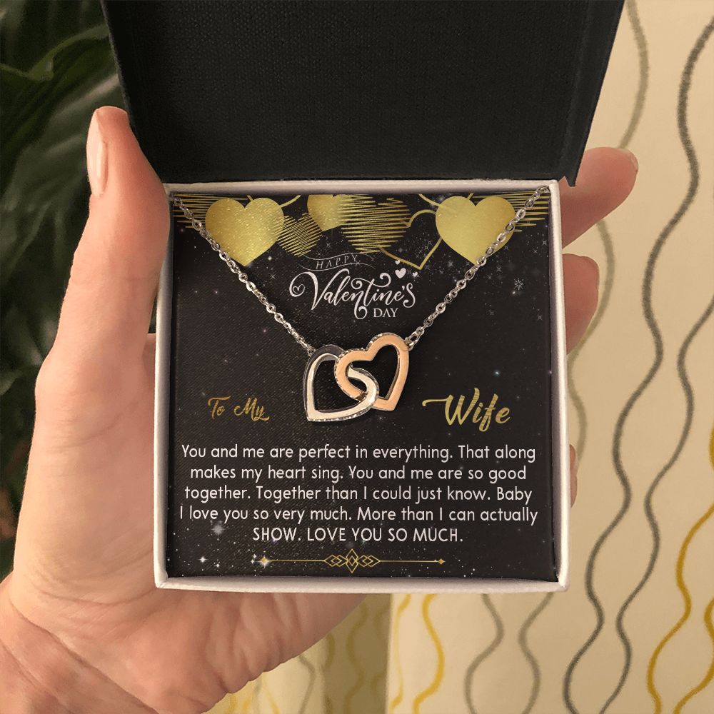 212D Necklace To my Wife, Wife Valentine Gift from Awesome Husband, Happy Valentine