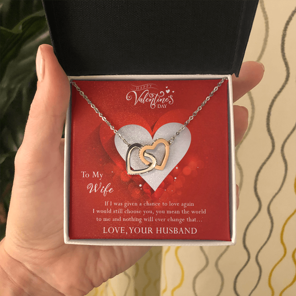 188D Necklace To My Wife, Necklace Perfect Gift for your Wife, I Always Choose You