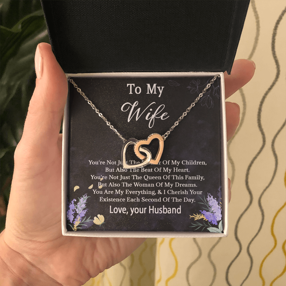 68D Necklace To My Wife, Women Necklace for Her, I LOVE YOU Necklace from Husband