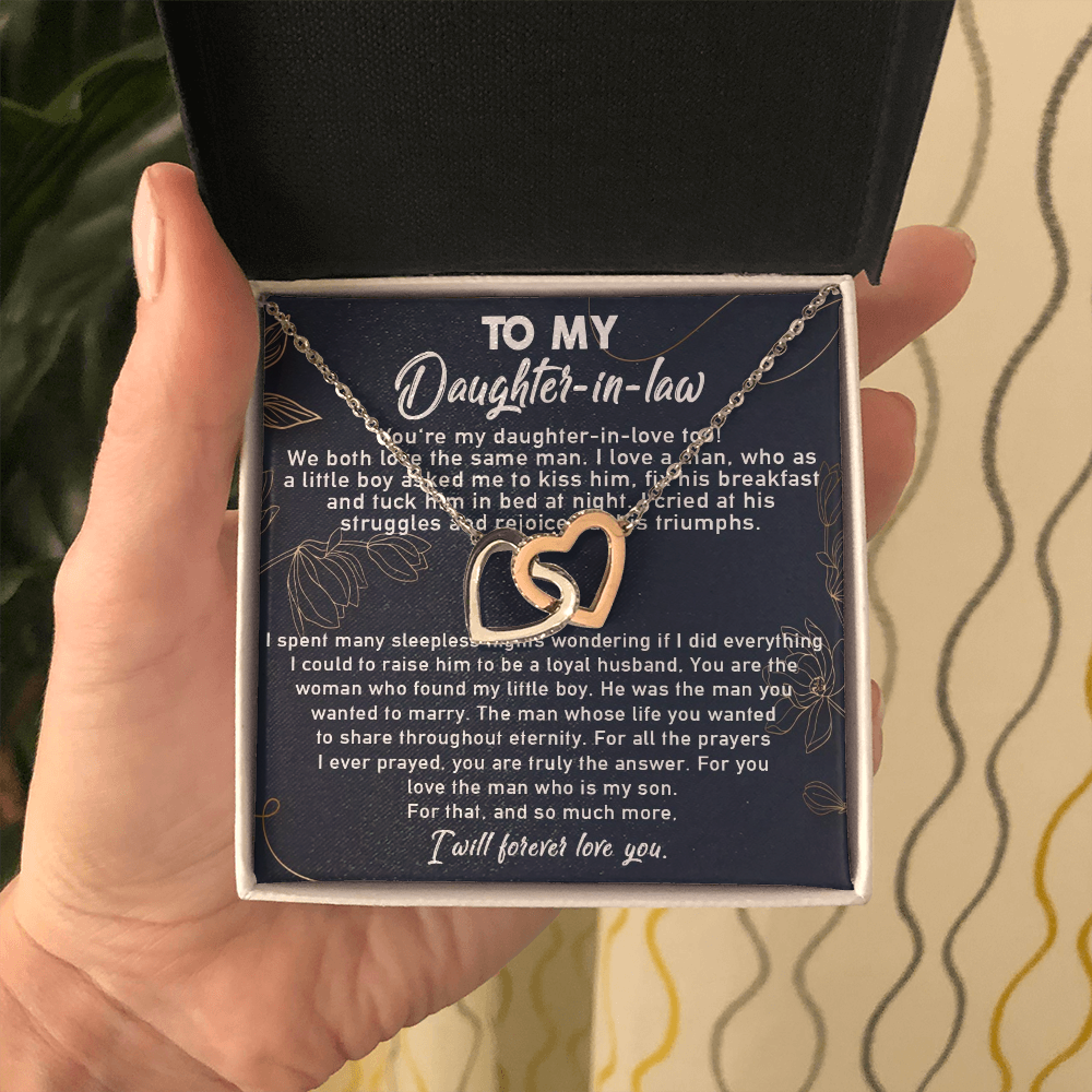 10D To My Daughter-In-Law Necklace, Gift For Daughter In Law, Daughter In Law Gifts