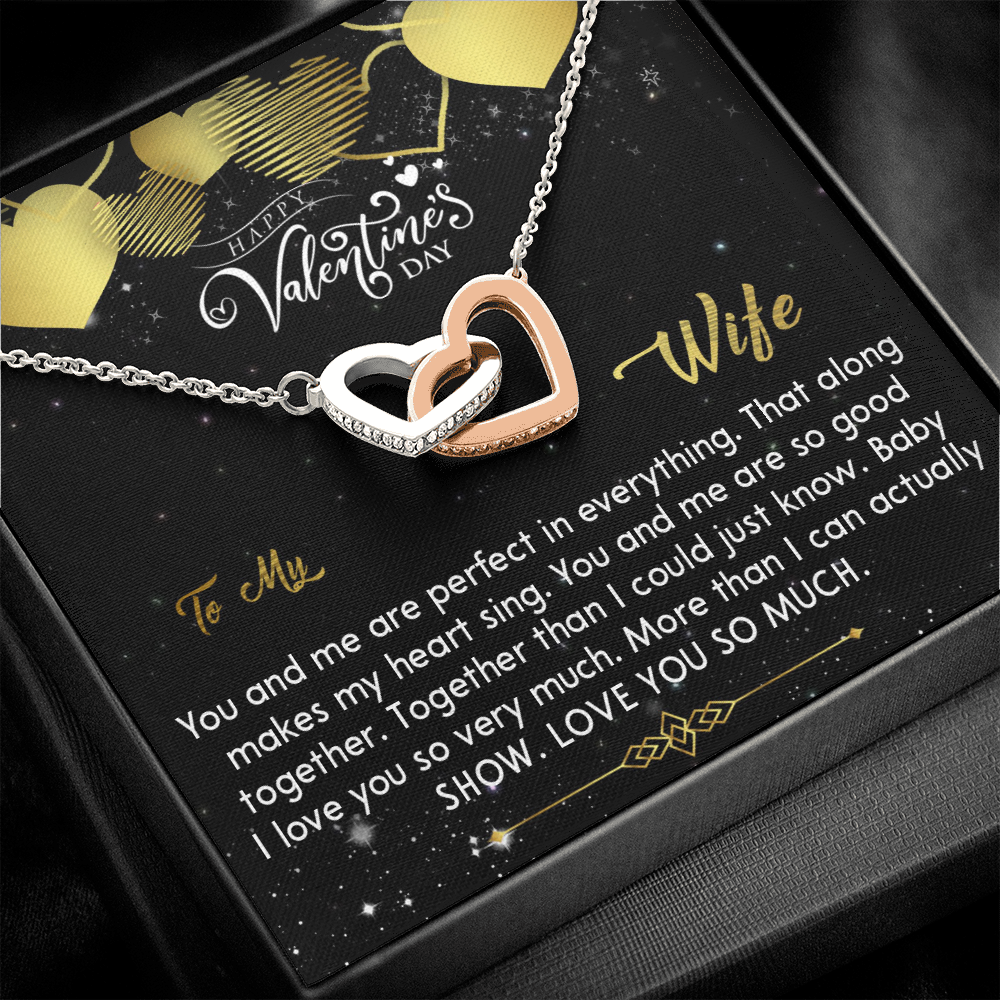 212D Necklace To my Wife, Wife Valentine Gift from Awesome Husband, Happy Valentine