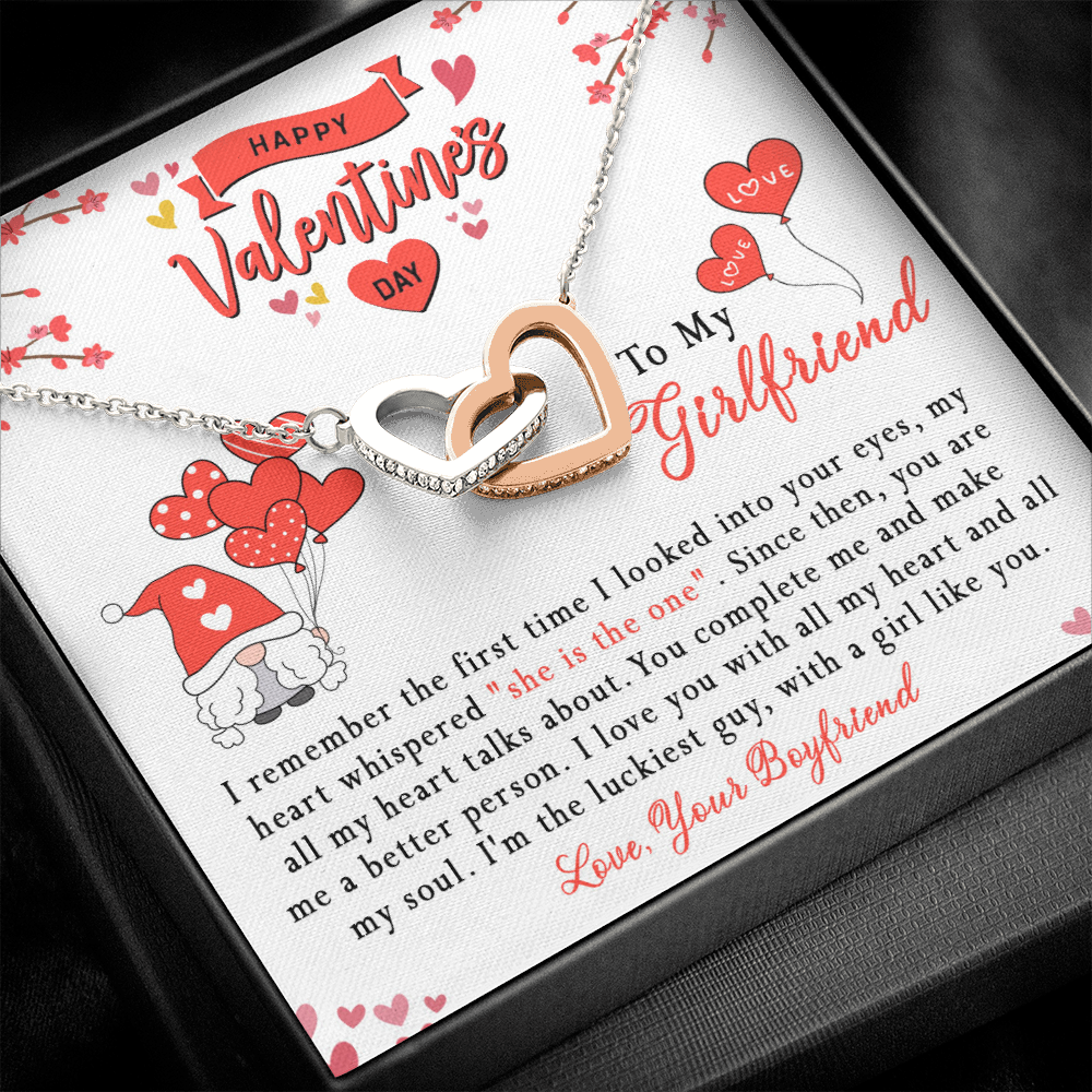 181D Girlfriend Necklace, Valentine Gift for your Girlfriend, Happy Valentine's Day