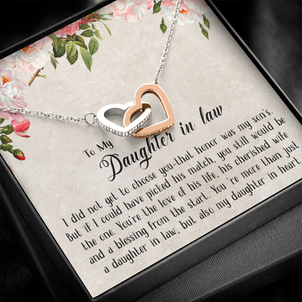 153D Necklace To My Daughter in law, Cute Necklace Gift from Dad Mom, Birthday Gift