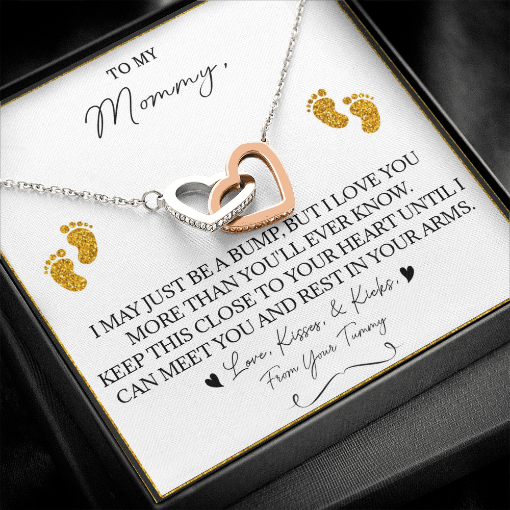 136D Necklace To My Mommy, Gift for New Mom, Perfect Necklace Gift for Wife, Women