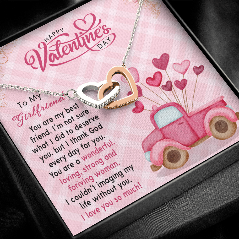 180D Valentine Gift To my Girlfriend, Necklace To my Girlfriend, I LOVE YOU SO MUCH