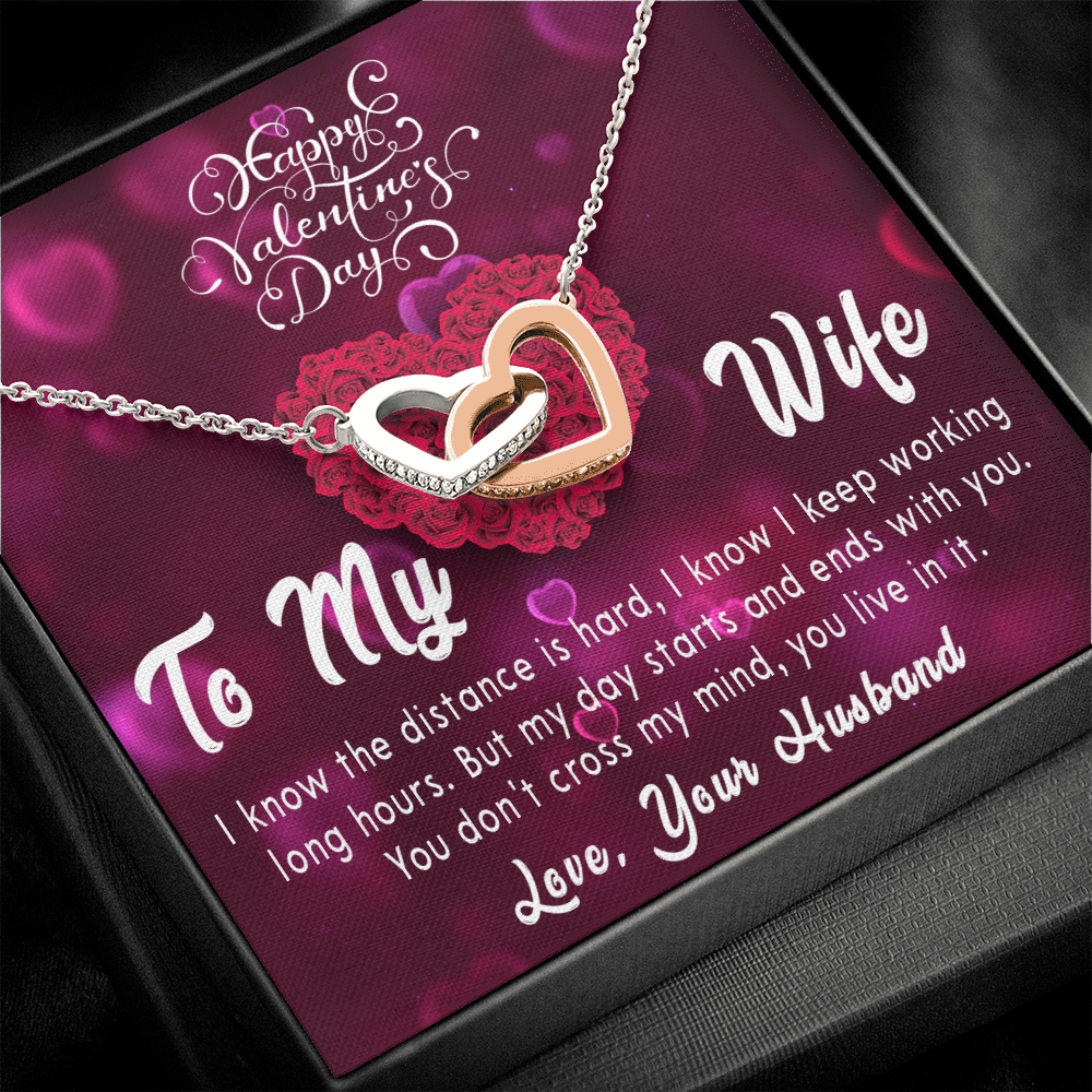 189D Valentine's Day Gift Necklace for Wife, Your Love Necklace, I Love You Forever