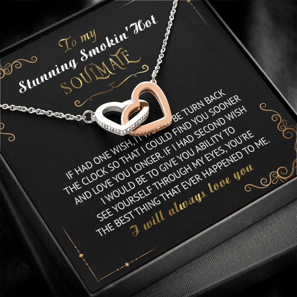7D To My Stunning Smoking Hot Soulmate Necklace, Gift For Wife, Birthday Gift Ideas