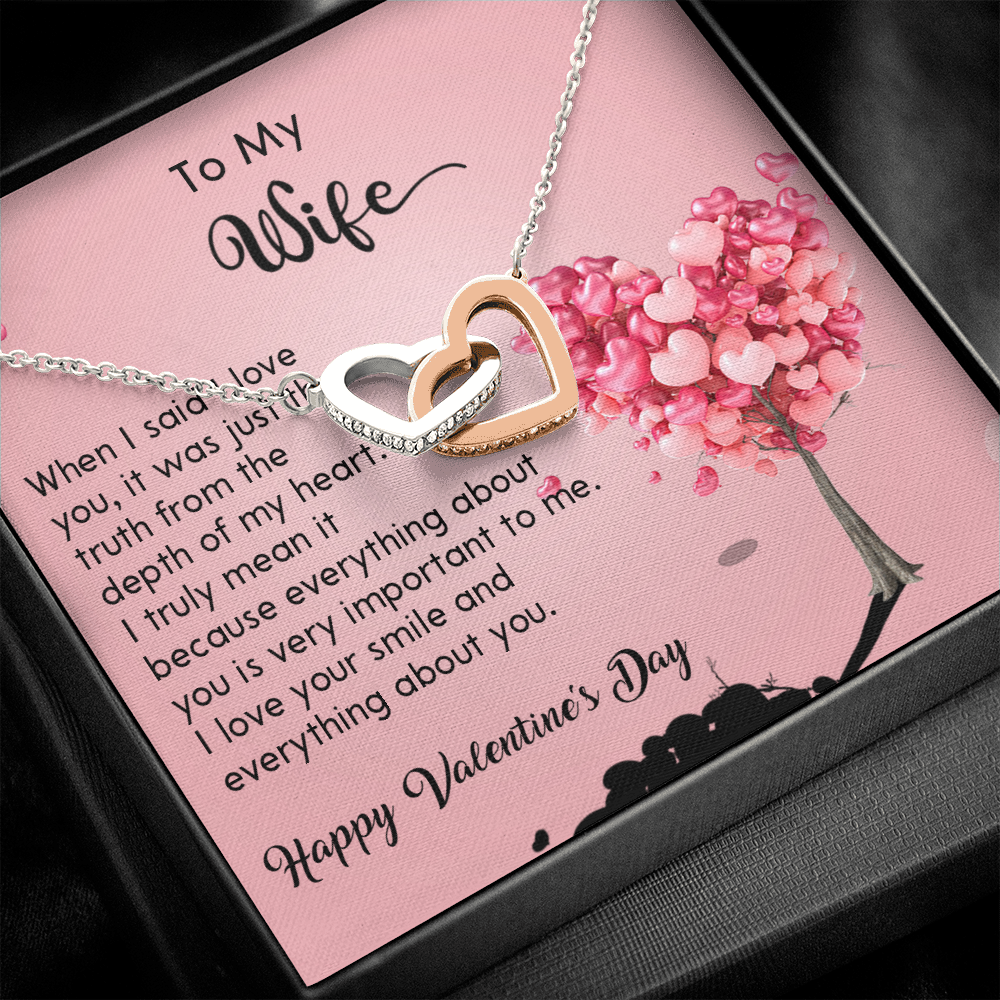 208D Wife Necklace Gift from Husband, LOVE YOU Forever & Always, Valentine's Day Gift