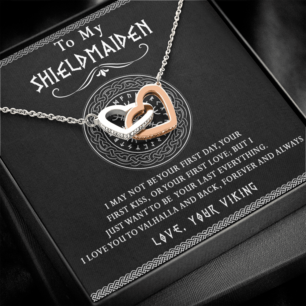 171D Necklace Gift To My Shieldmaiden, Viking Jewelry For Women, Her, Wife, Soulmate