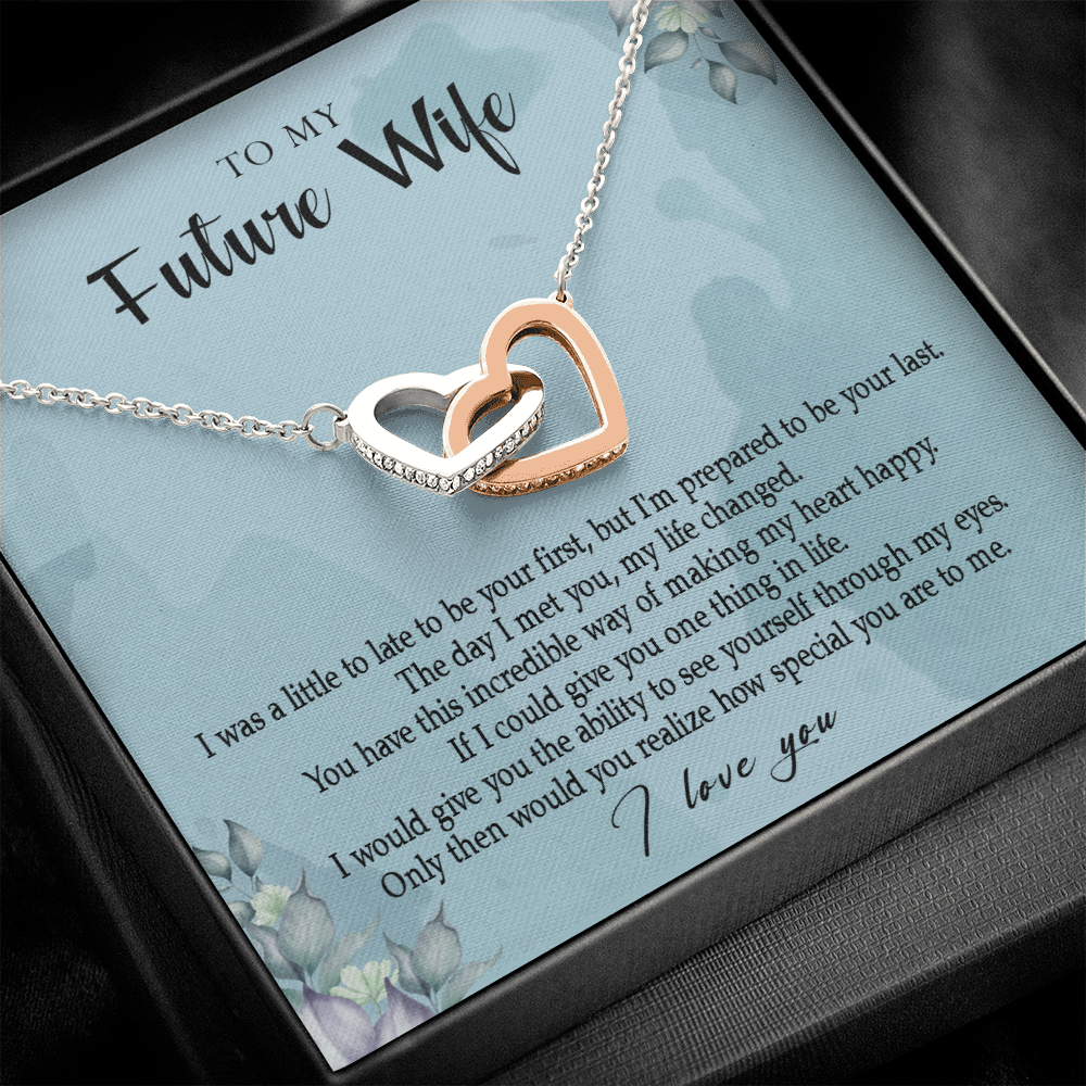 162D Necklace Gift To My Future Wife, Valentine Gift for Her, I Love You Necklace