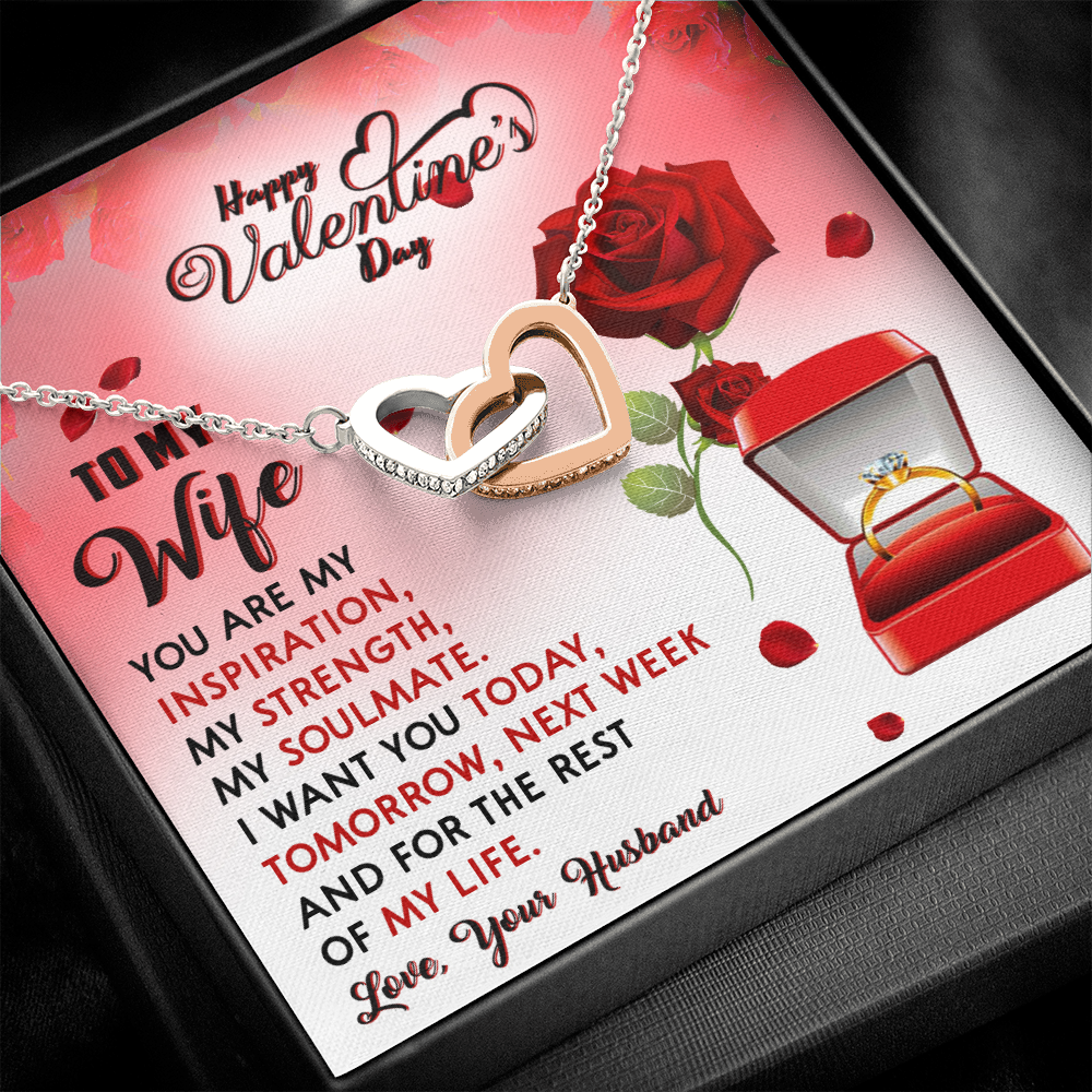 209D To my Wife Gift from Husband, I LOVE YOU Forever & Always, Valentine's Day Gift