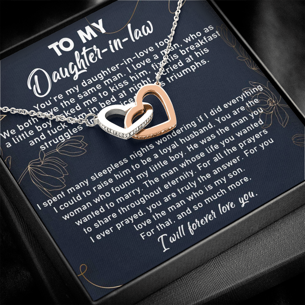 10D To My Daughter-In-Law Necklace, Gift For Daughter In Law, Daughter In Law Gifts