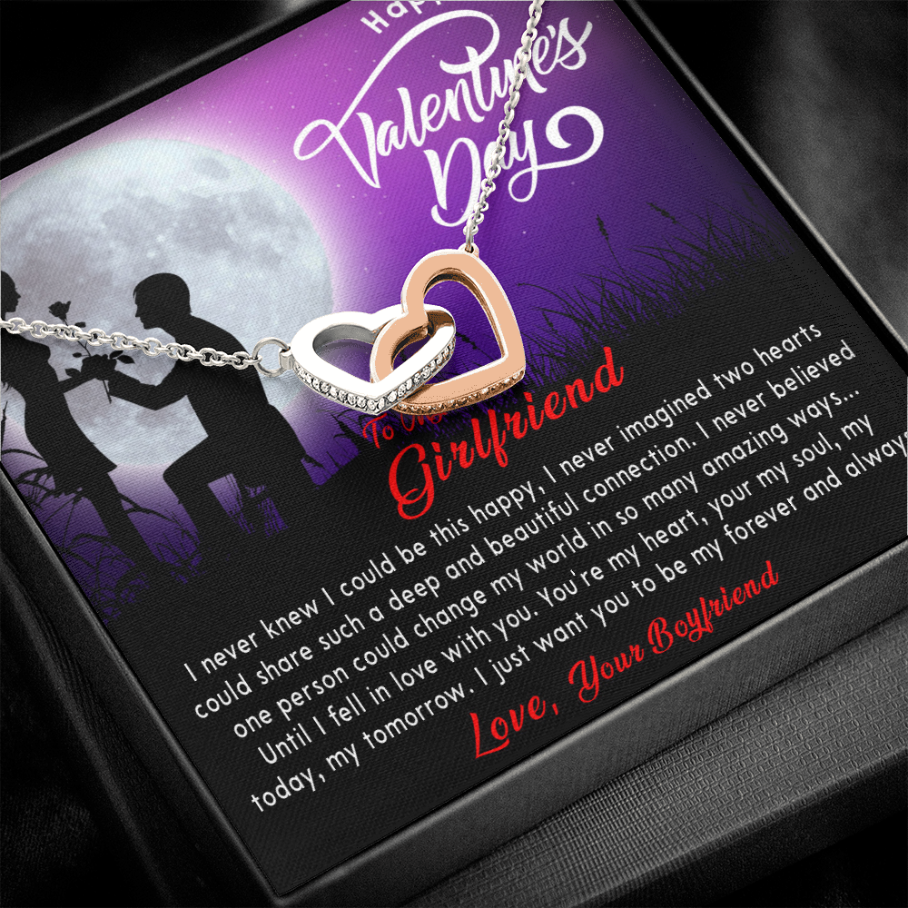 199D Necklace To My Girlfriend, Love Gift from Boyfriend, Happy Valentine's Day Gift