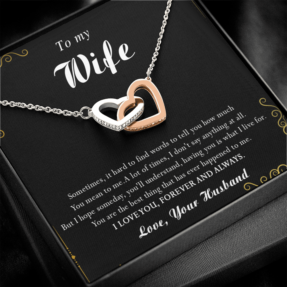 N357D To My Wife Necklace, Gift For Wife, Anniversary Gift For Wife, Necklace For Wife