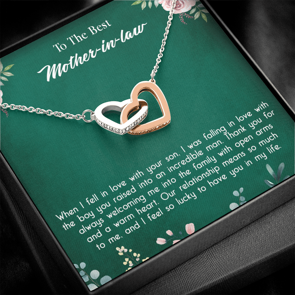147D Necklace To My Mother in Law, Mom Necklace Birthday Gift from Son/Daughter