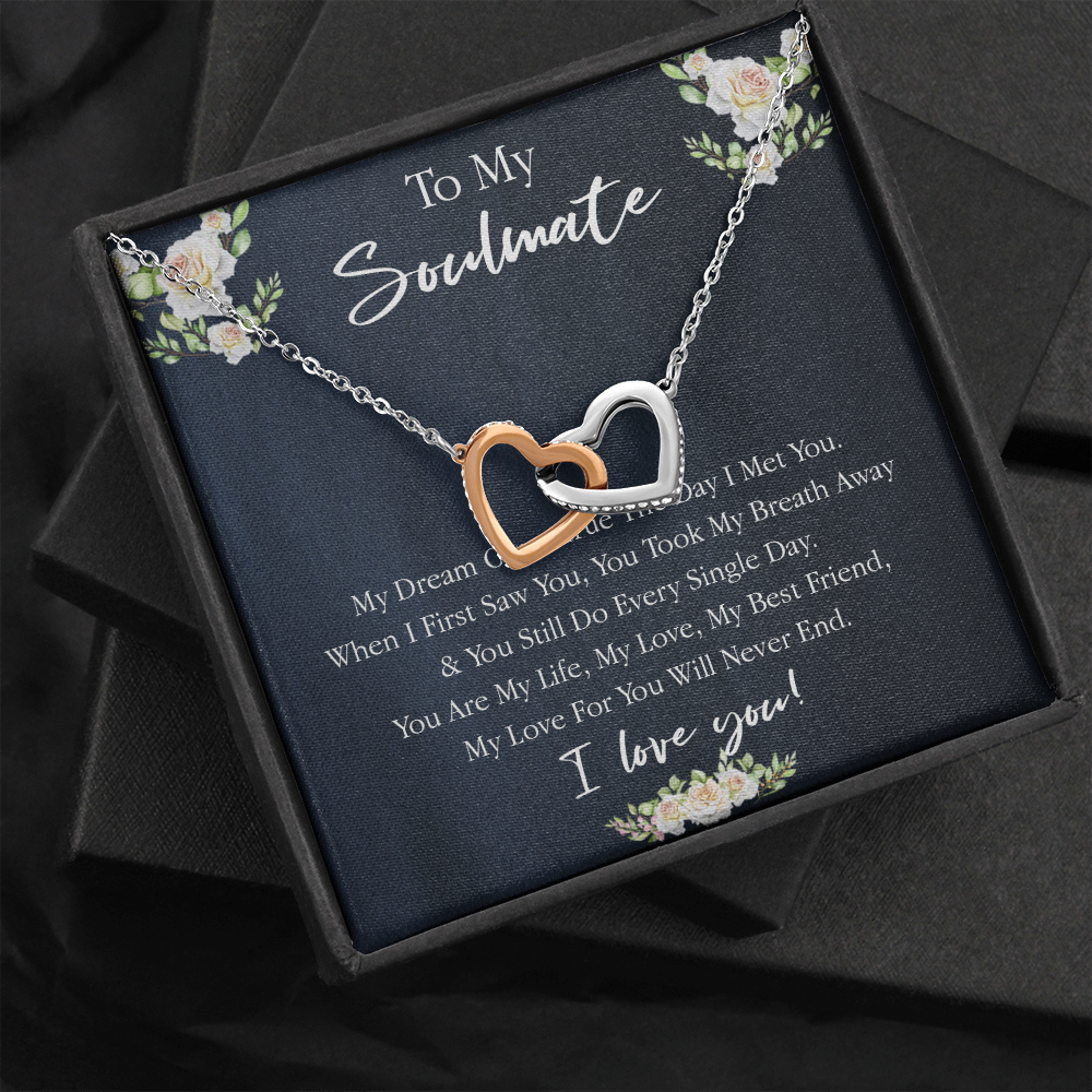 161D Necklace Gift To My Soulmate, Valentine Gift for Her, I Love You Every Day