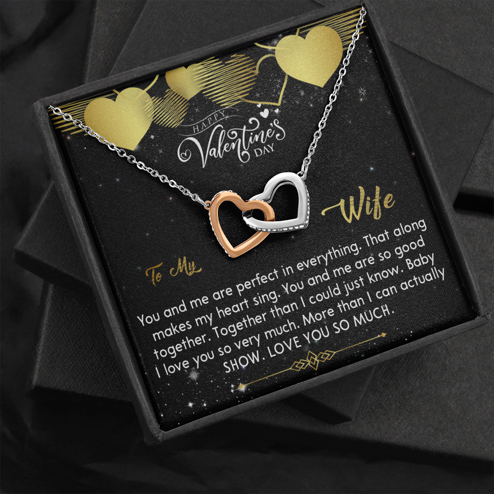 212D Necklace To my Wife, Wife Valentine Gift from Awesome Husband, Happy Valentine