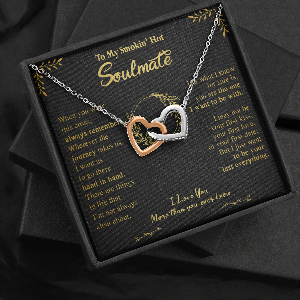 N355D To My Soulmate Necklace Engagement Anniversary Gift for Her Birthday