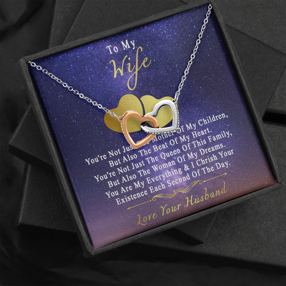 75D Necklace To My Wife, Perfect Gift for Her From Husband, I LOVE YOU Necklace Gift