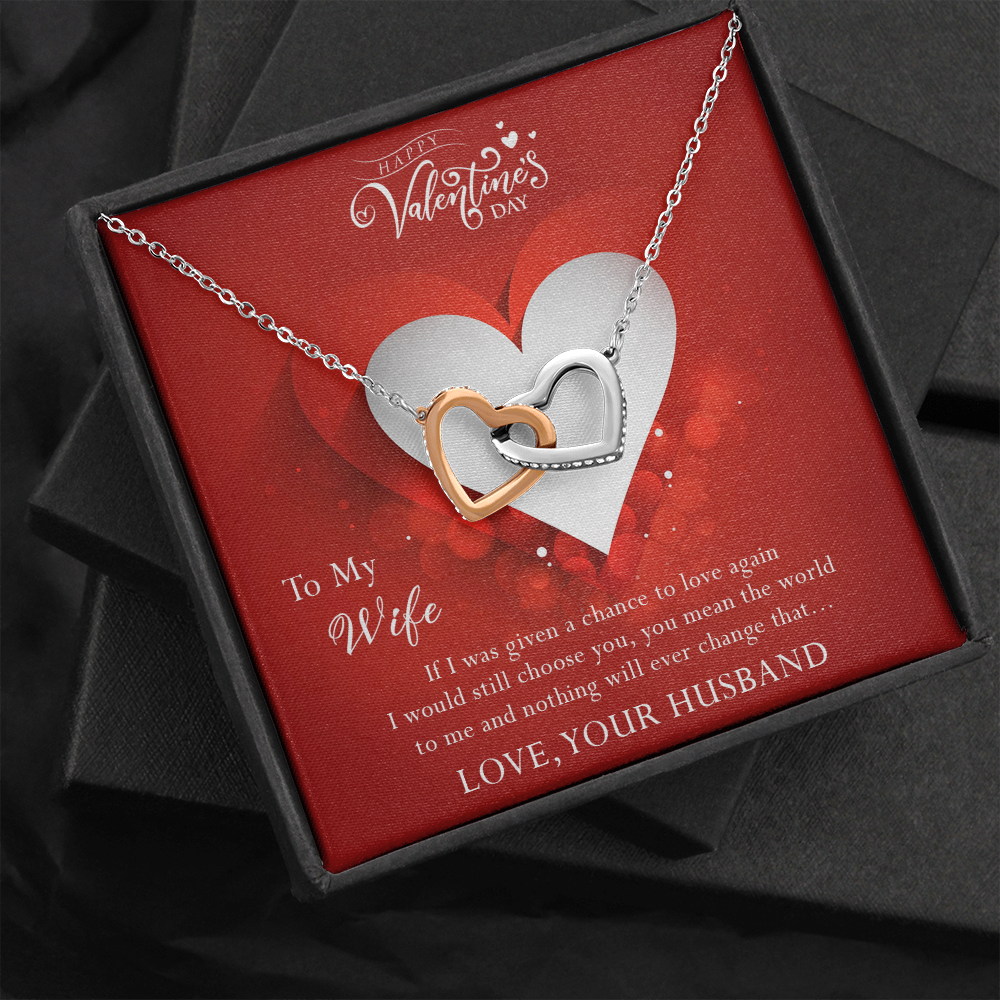 188D Necklace To My Wife, Necklace Perfect Gift for your Wife, I Always Choose You