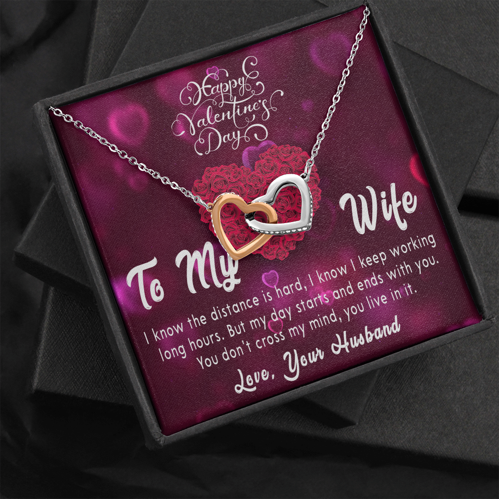 189D Valentine's Day Gift Necklace for Wife, Your Love Necklace, I Love You Forever
