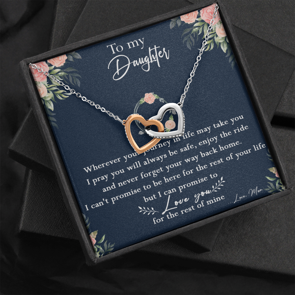 125D Necklace To My Daughter, Daughter Birthday Gift, I Love You Always Necklace