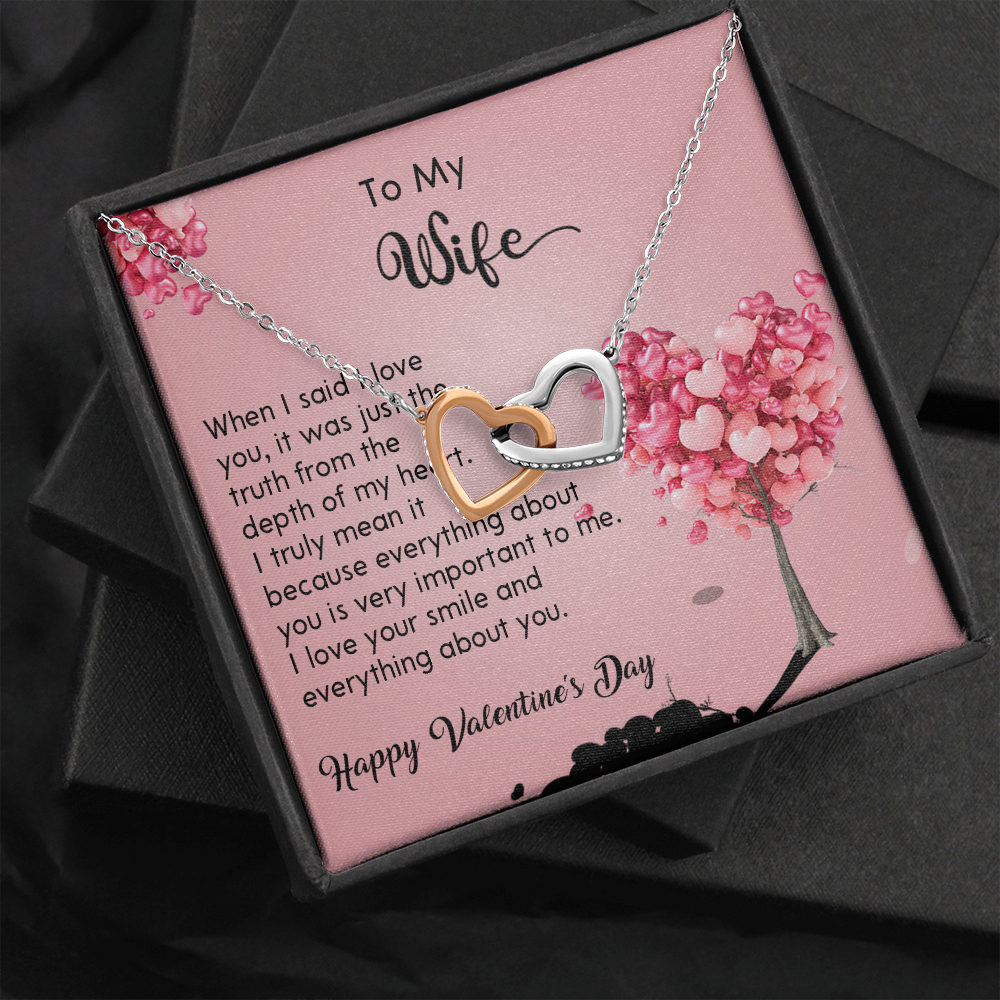 208D Wife Necklace Gift from Husband, LOVE YOU Forever & Always, Valentine's Day Gift