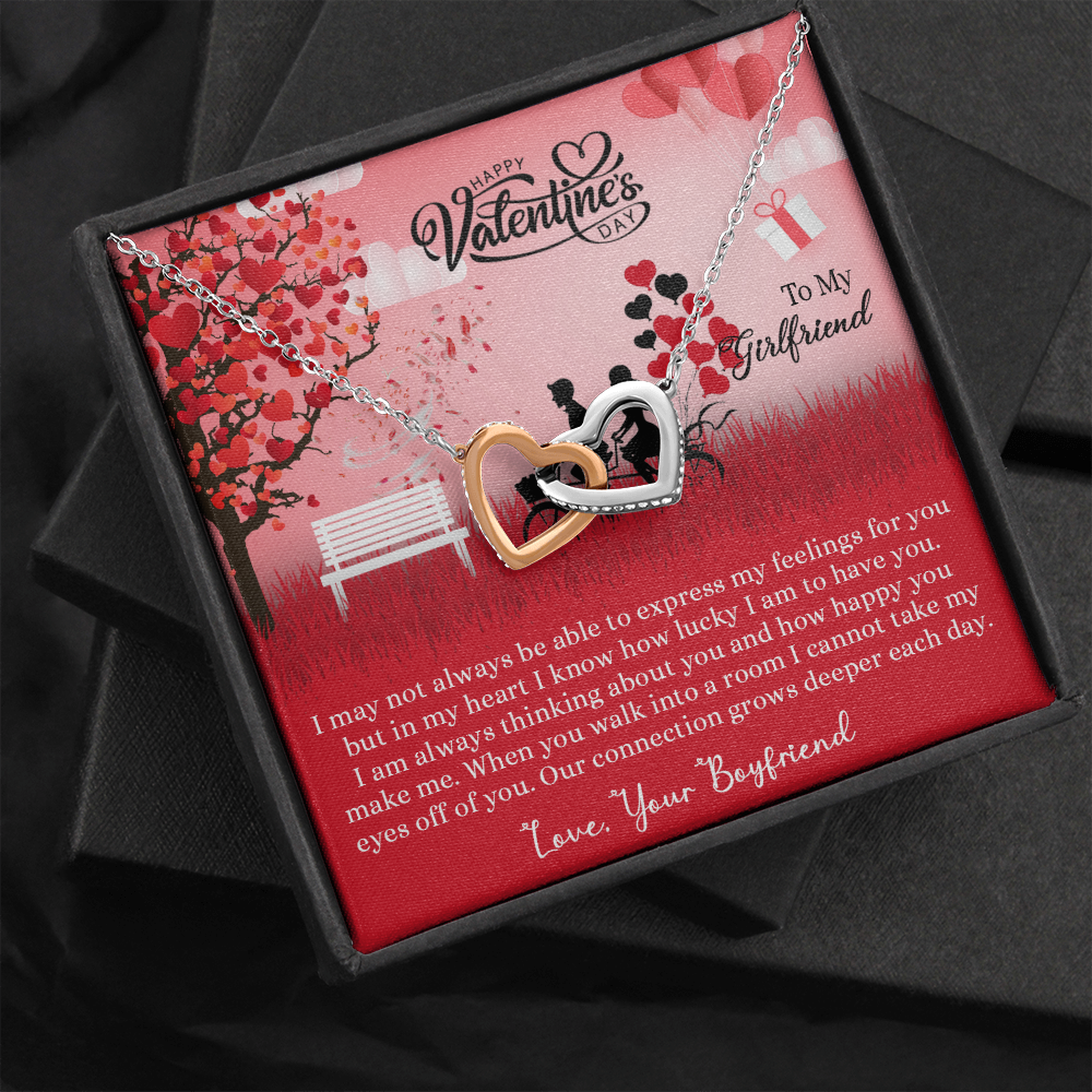 205D Necklace to my Wife, I LOVE YOU Couple Gift from Husband, Happy Valentine's Day