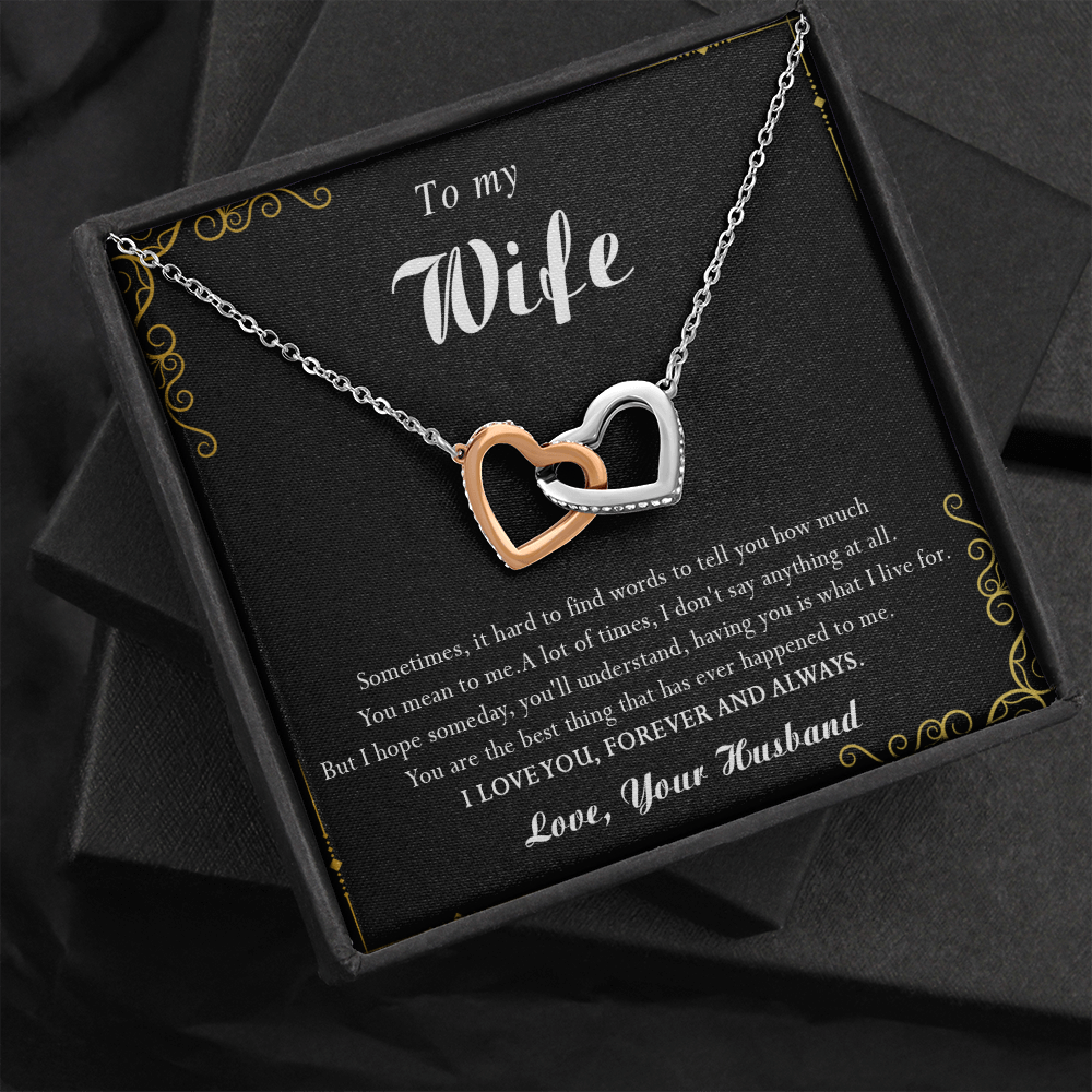 N357D To My Wife Necklace, Gift For Wife, Anniversary Gift For Wife, Necklace For Wife