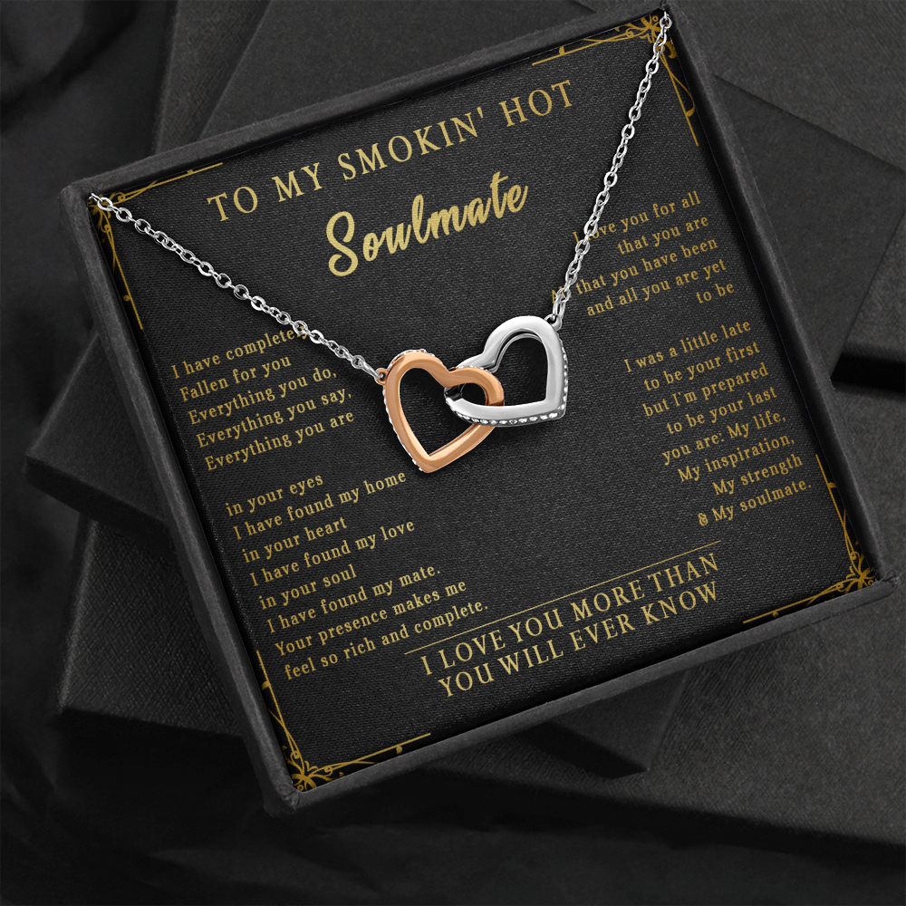 144D Necklace To My Smokin Hot Soulmate, Perfect Gift for Wife/Girlfriend, Birth Gift