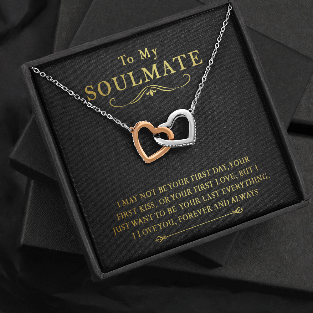 158D To My Soulmate Necklace, Gift for Her Necklace, I Love You Forever & Always