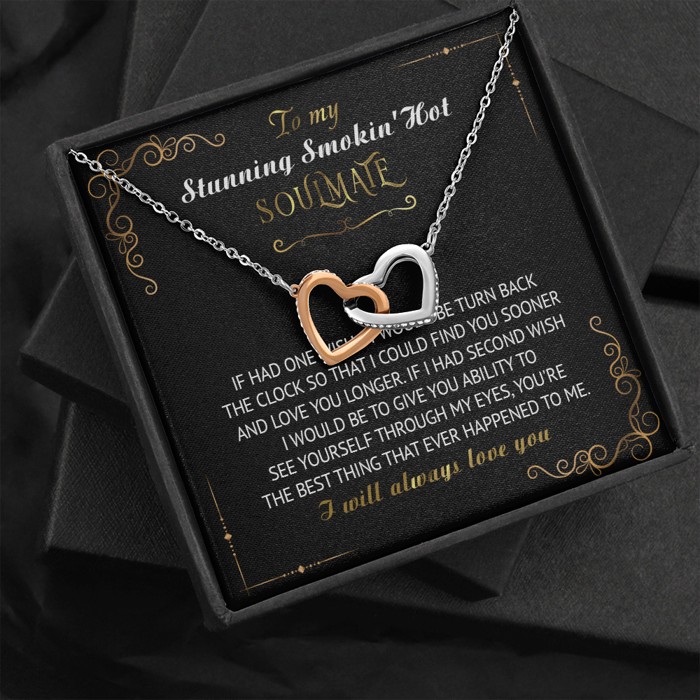 7D To My Stunning Smoking Hot Soulmate Necklace, Gift For Wife, Birthday Gift Ideas